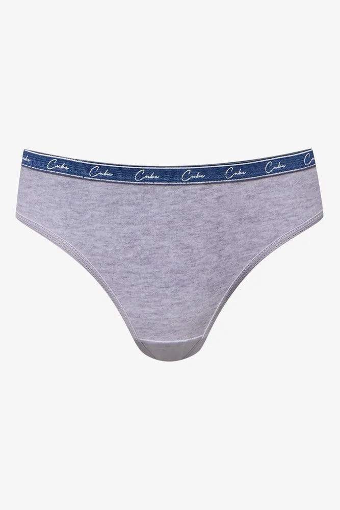 3 Pack Bikini Panties Grey