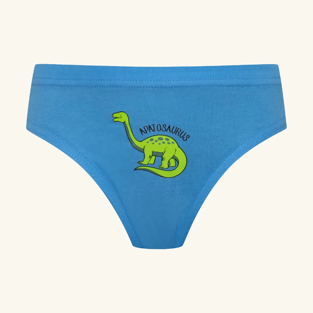7 Pack Dino Briefs Blue