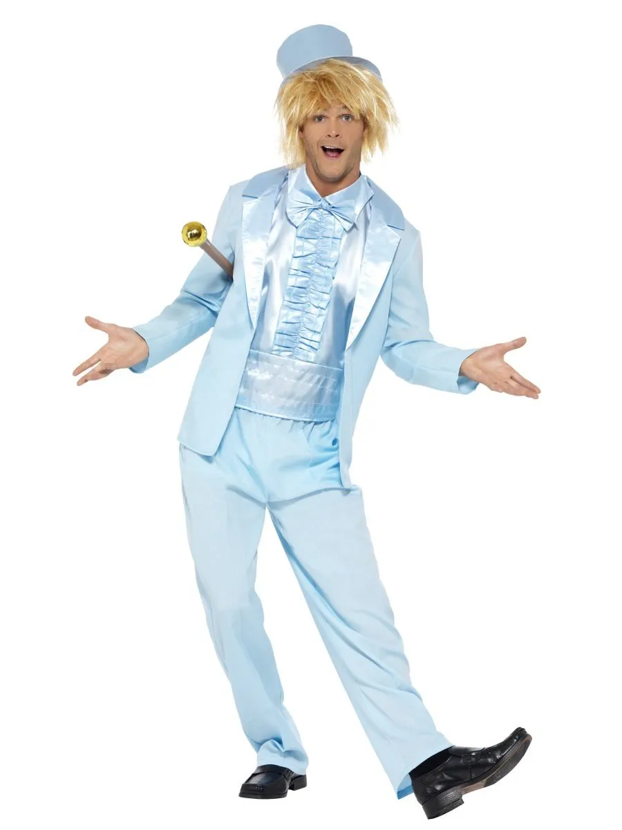 90s Stupid Tuxedo Costume, Blue