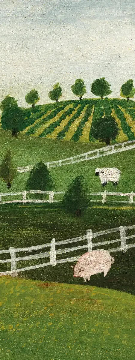 A Day At The Farm Bright Wall Art