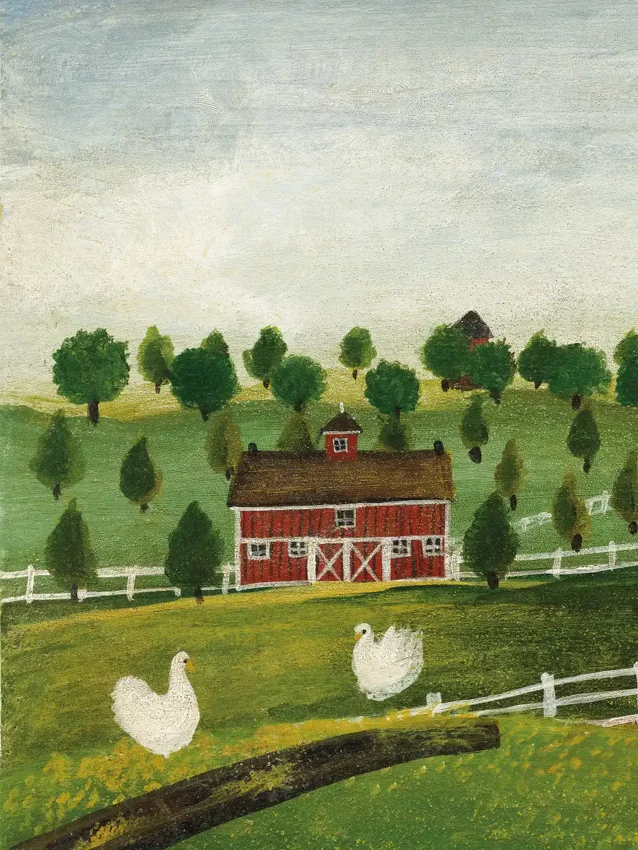 A Day At The Farm Bright Wall Art