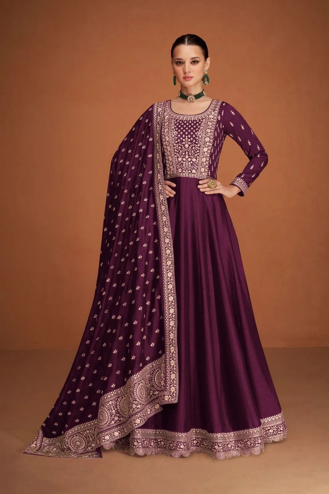 AASHIRWAD VEERA 9577 SERIES DESIGNER SUIT