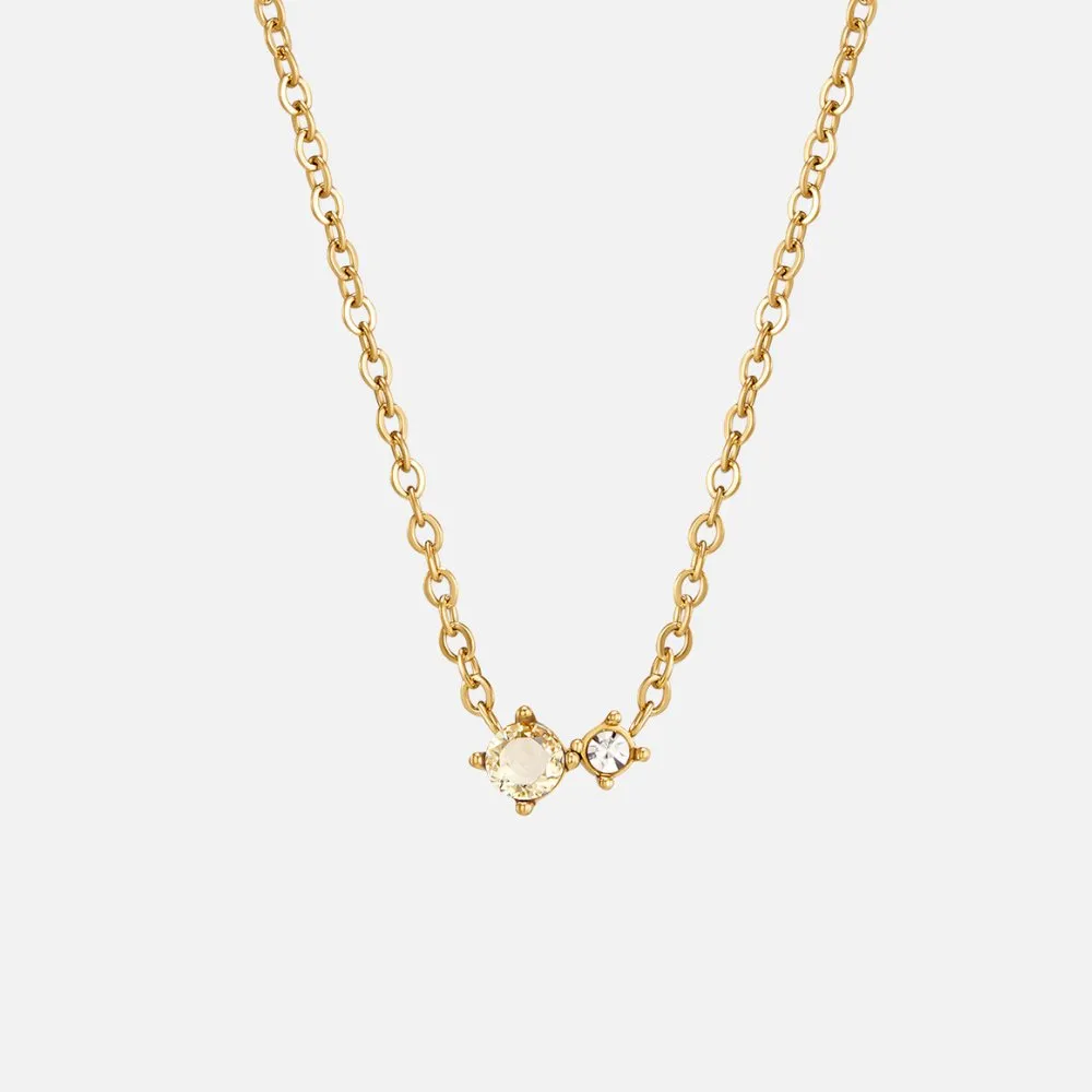 Alea Crystal Birthstone Necklace