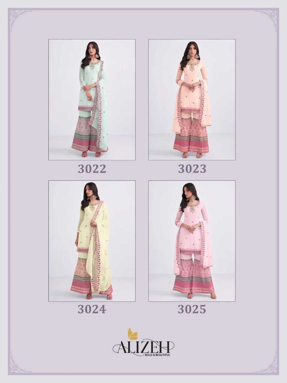 Alizeh Almora Vol 6 Georgette Salwr Suits
