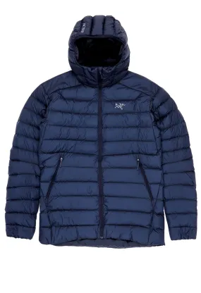 Mens Cerium Hoodie in Black Sapphire by Arcteryx - Optimized Performance Outerwear