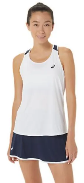 Asics Women Court Tank Brilliant White/Midnight