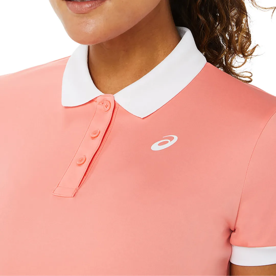 Asics Womens Court Polo - Guava