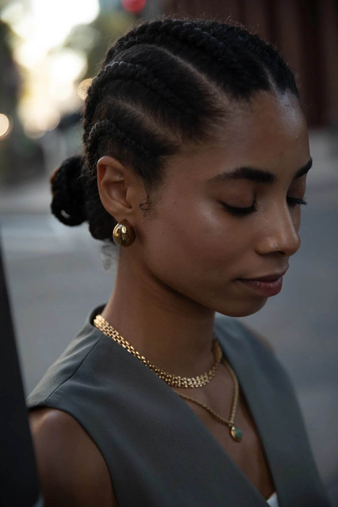 Avenue Chunky Hoops 14K Gold Plated