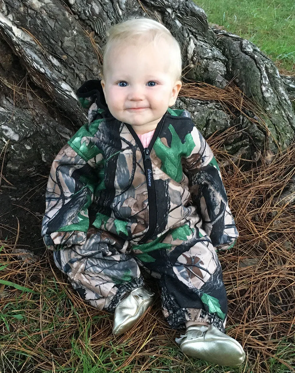 BABY SOFT SHELL BUNTING, CAMO