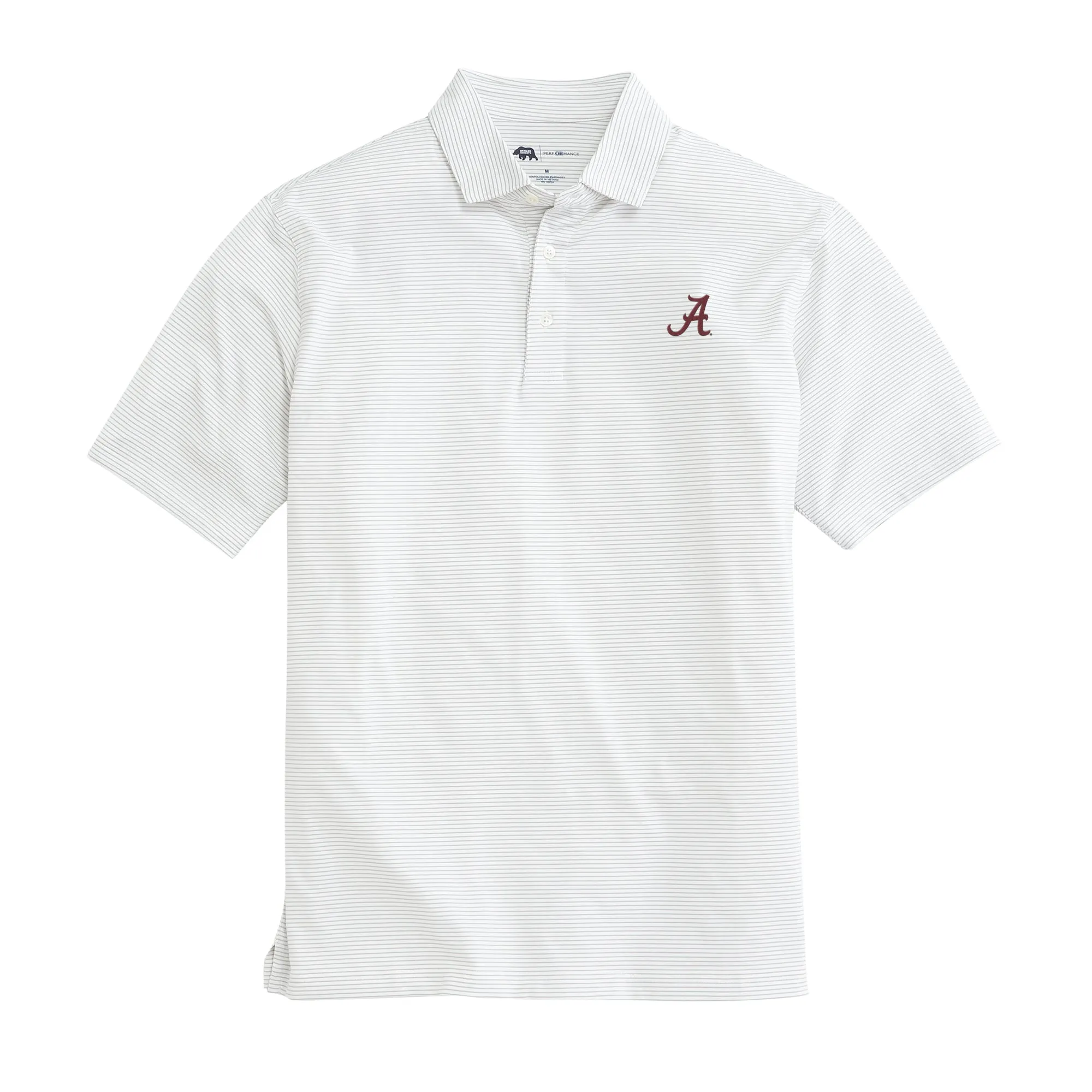 Birdie Stripe Alabama Performance Polo