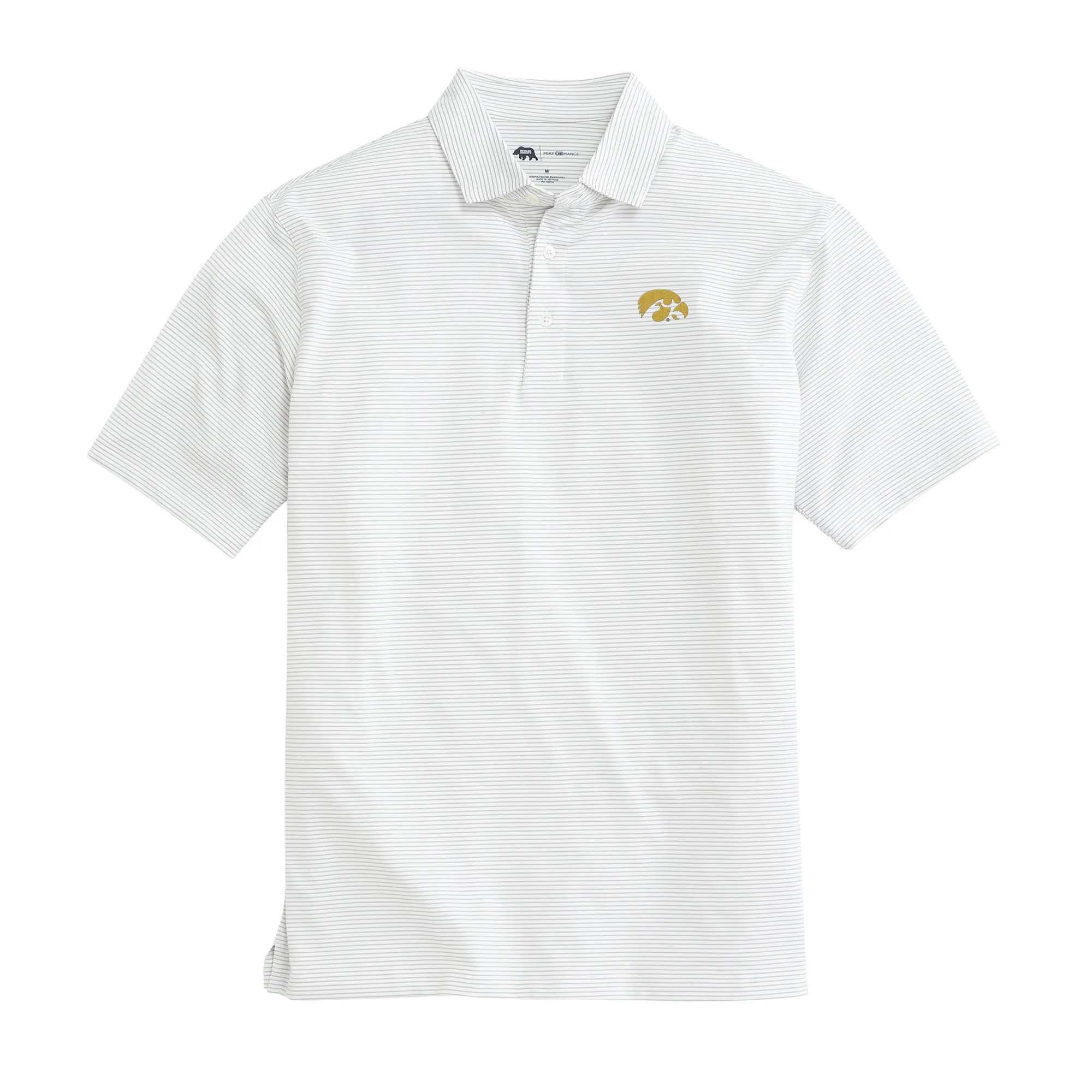 Birdie Stripe Iowa Performance Polo