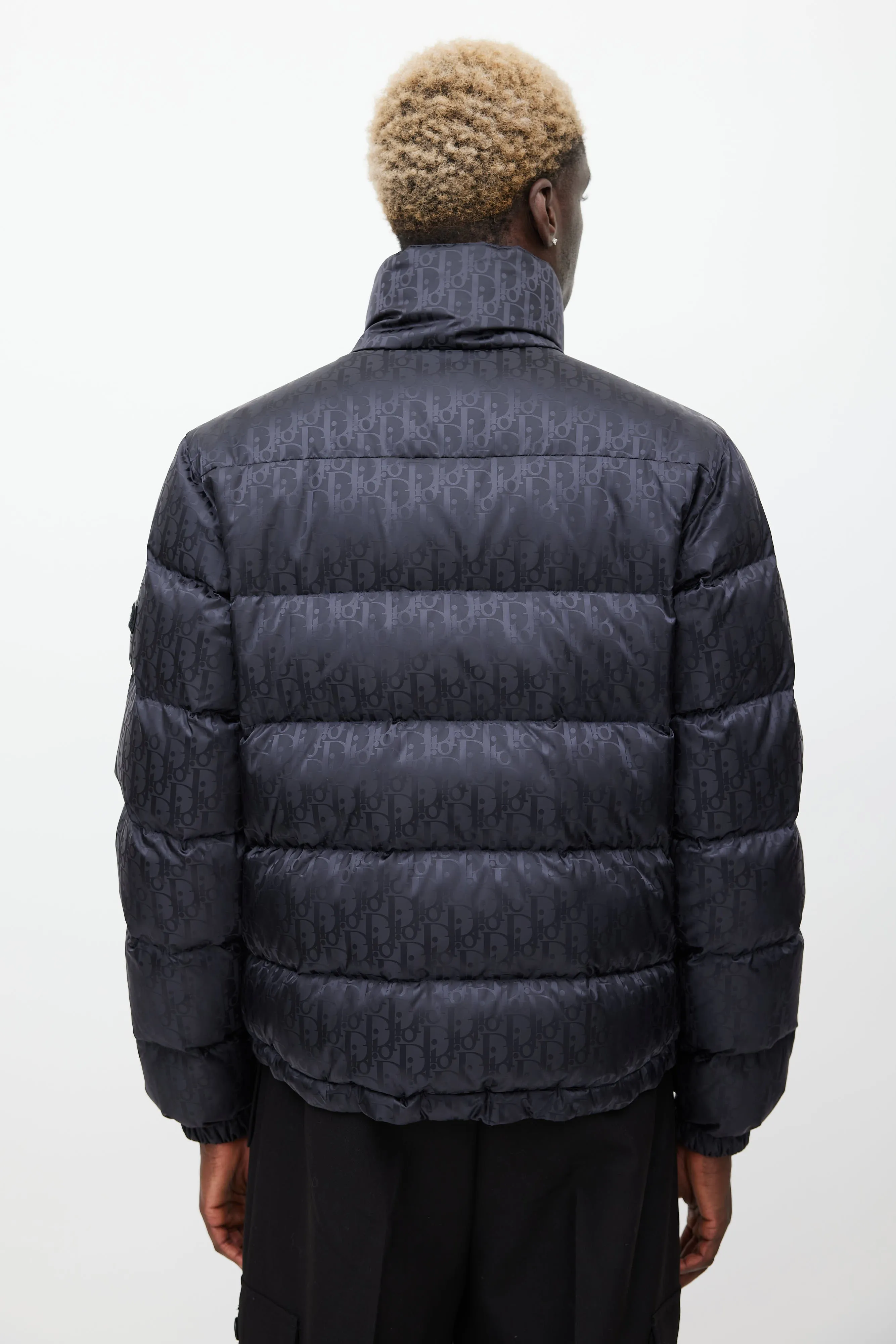Black Oblique Monogram Down Puffer