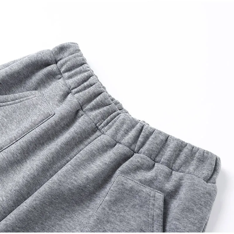 Casual Solid Loose Sportswear 2 Piece Set