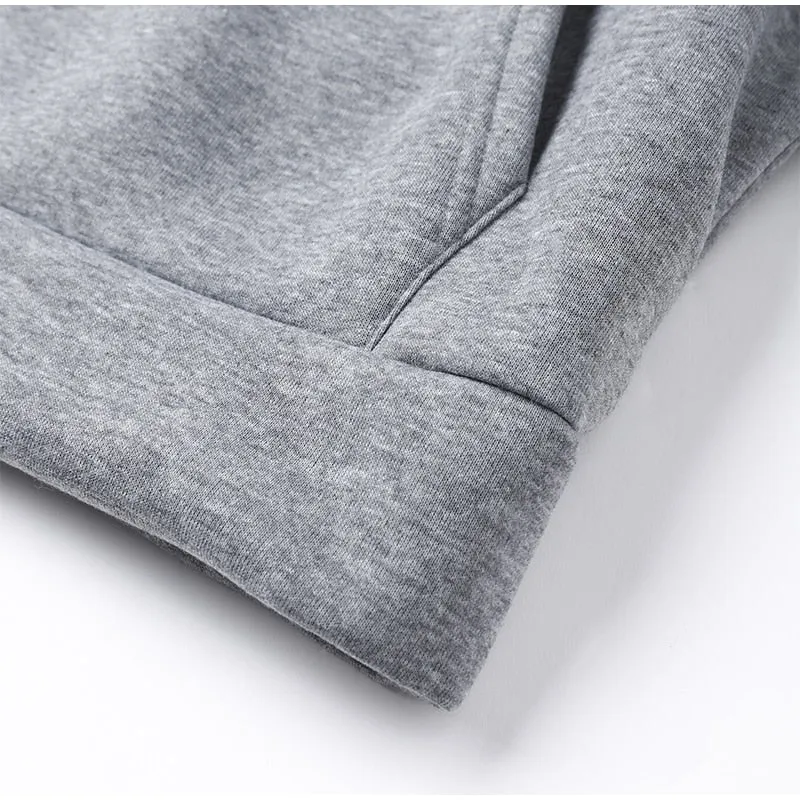 Casual Solid Loose Sportswear 2 Piece Set