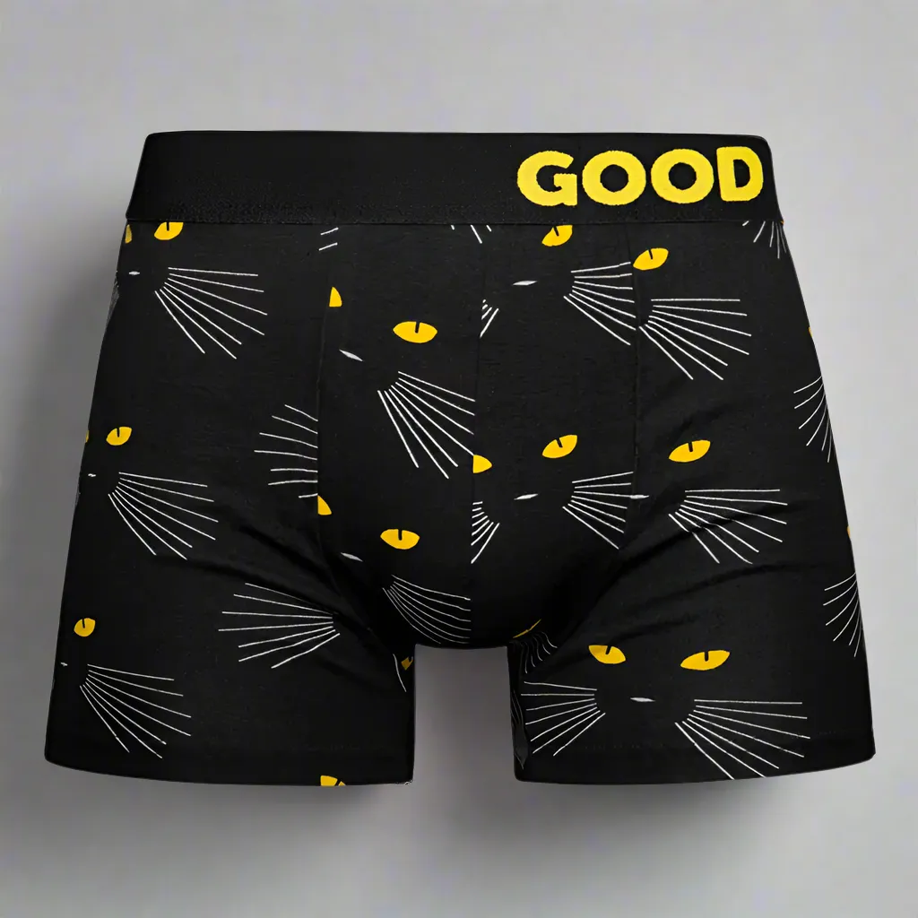 Cat Eyes Mens Boxer Short Trunks