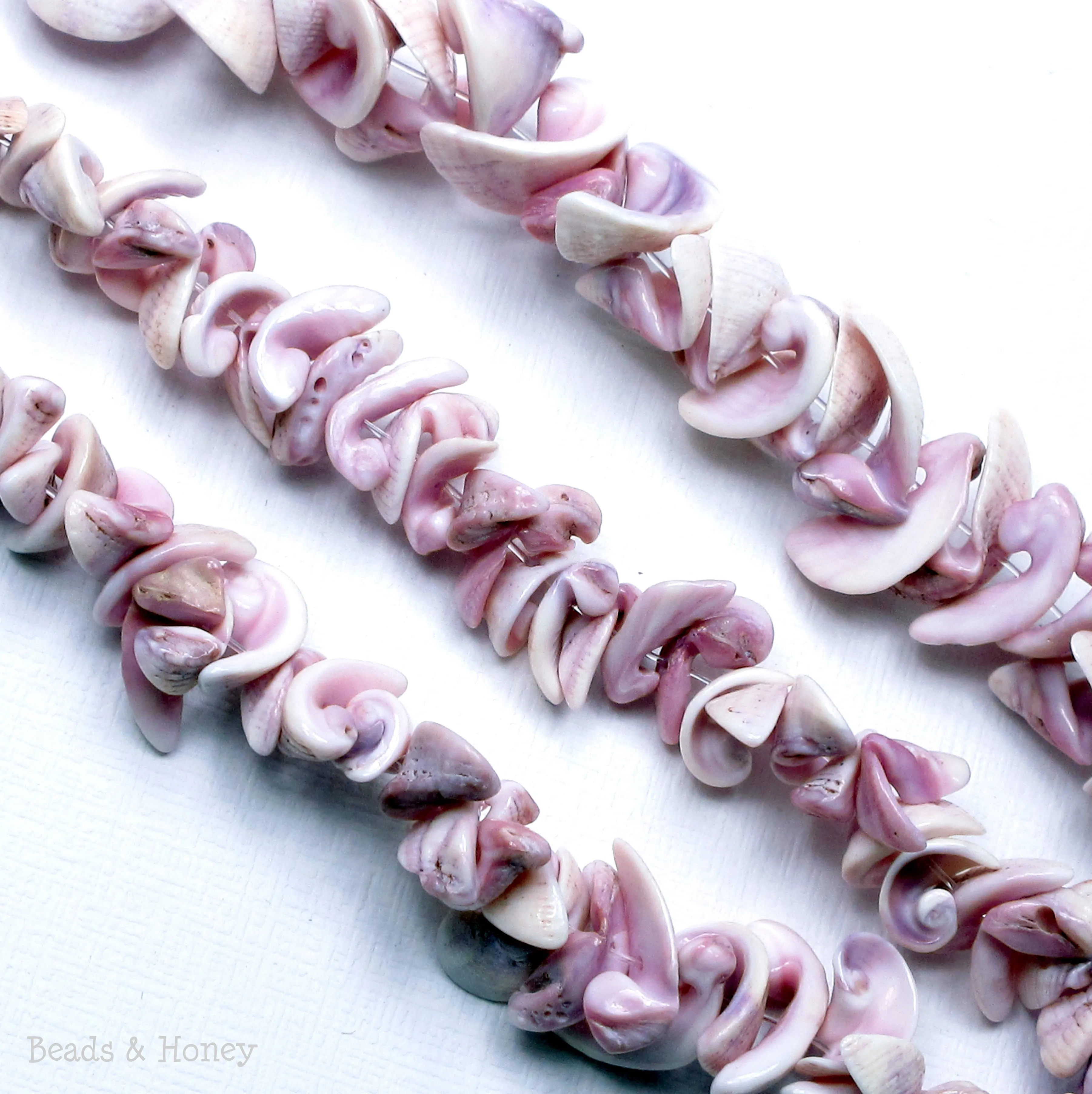 Cebu Beauty Shell Crazy Cut/Spiral 8mm-12mm (8-Inch Strand)