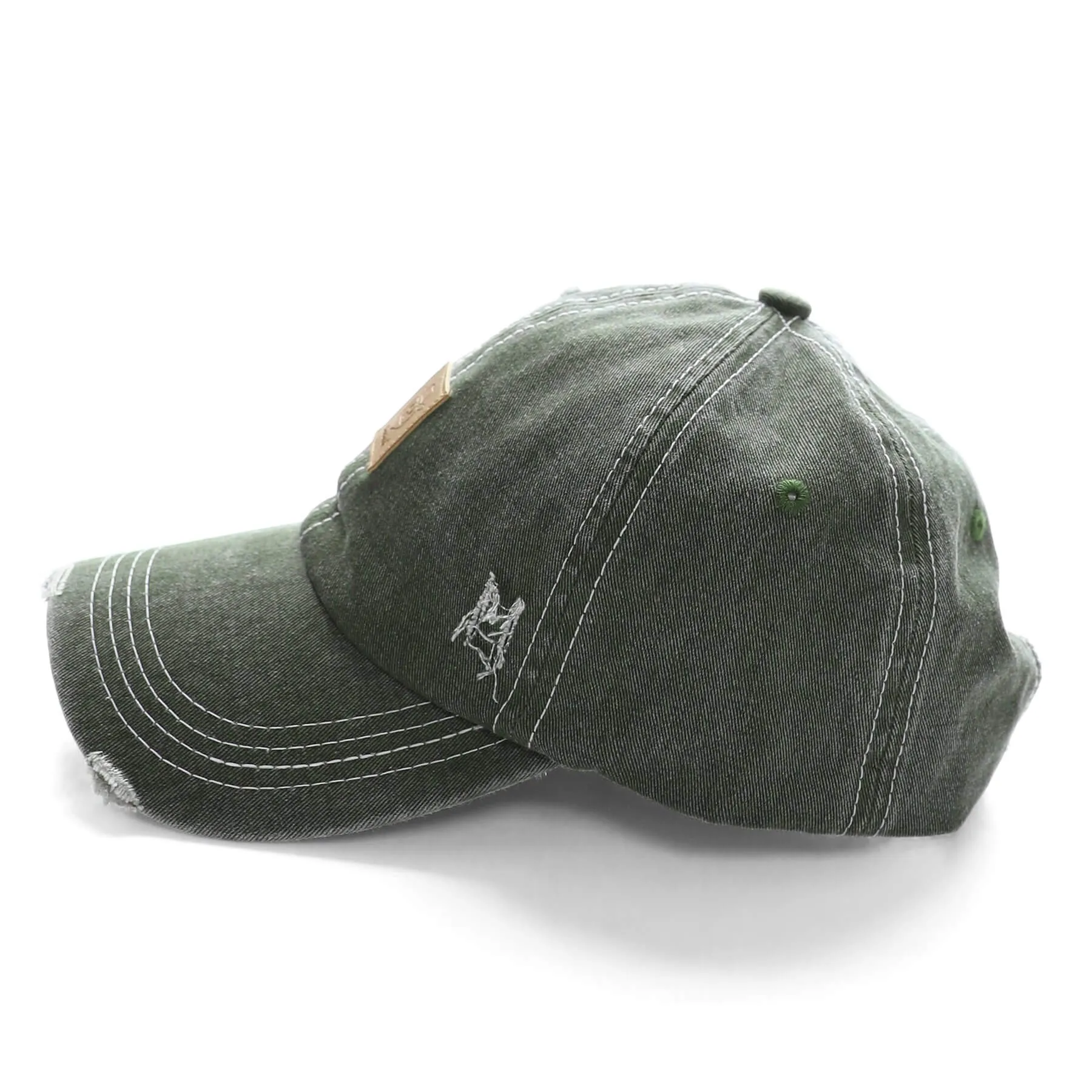 Cotton denim baseball cap #2302