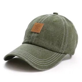 Cotton denim baseball cap #2311