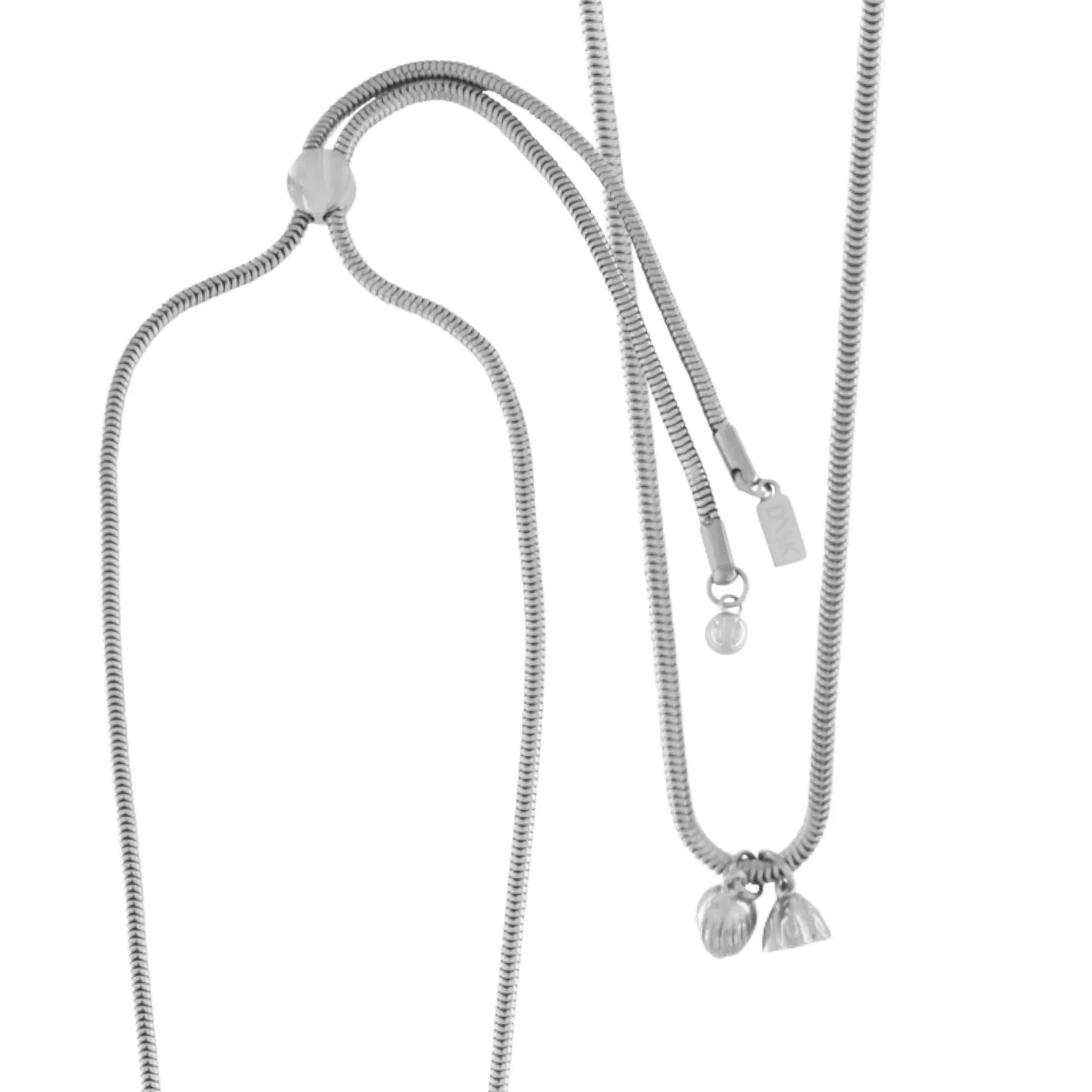 Courage Waterproof Adjustable Fall Necklace Silver Plating
