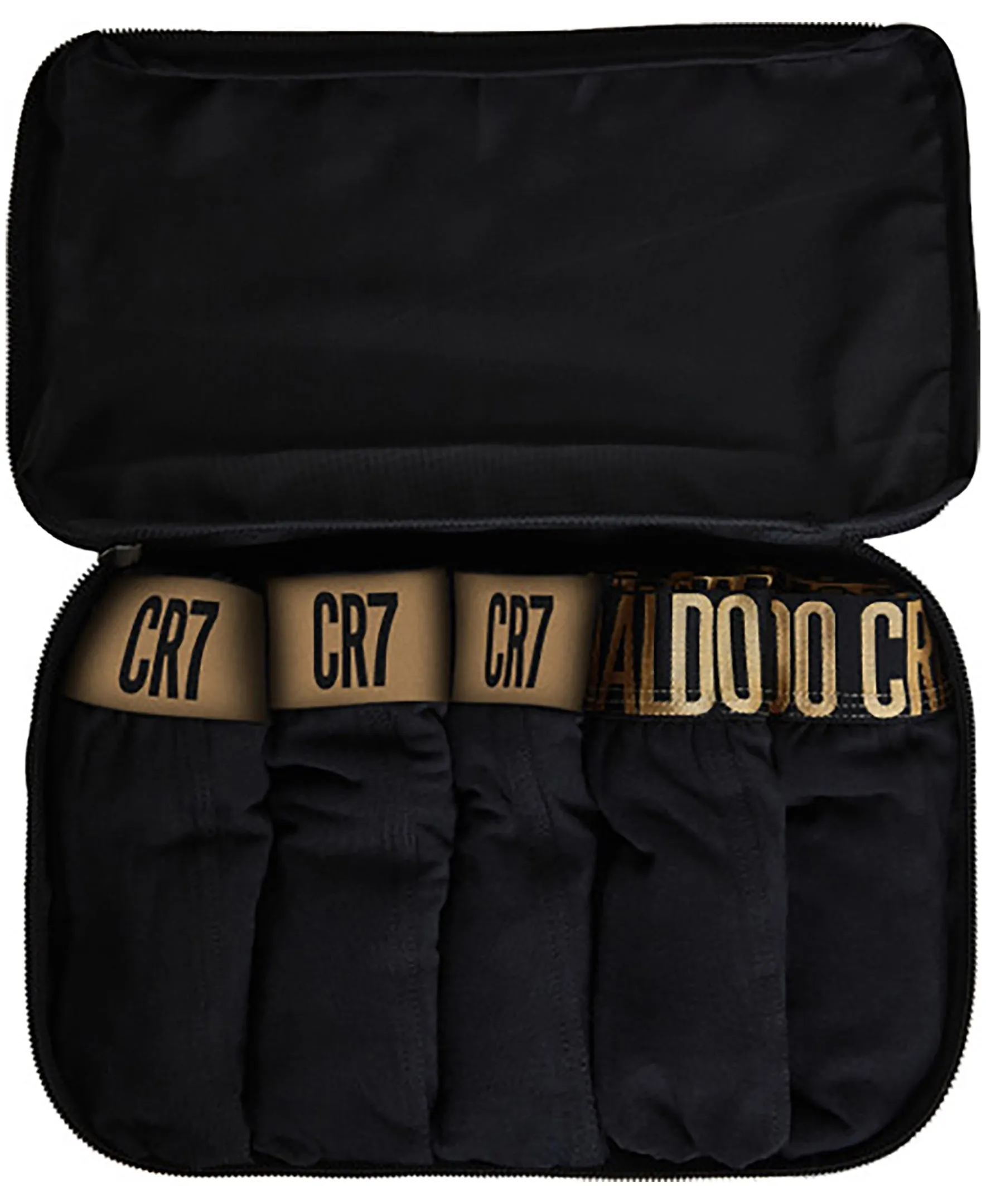 CR7 Men's Trunk 5-Pack in CR7 Travel Zip Bag