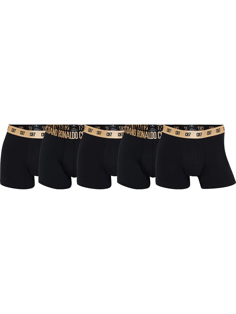 CR7 Men's Trunk 5-Pack in CR7 Travel Zip Bag