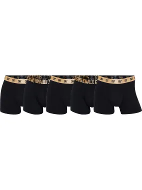 CR7 Men's Trunk 5-Pack in CR7 Travel Zip Bag