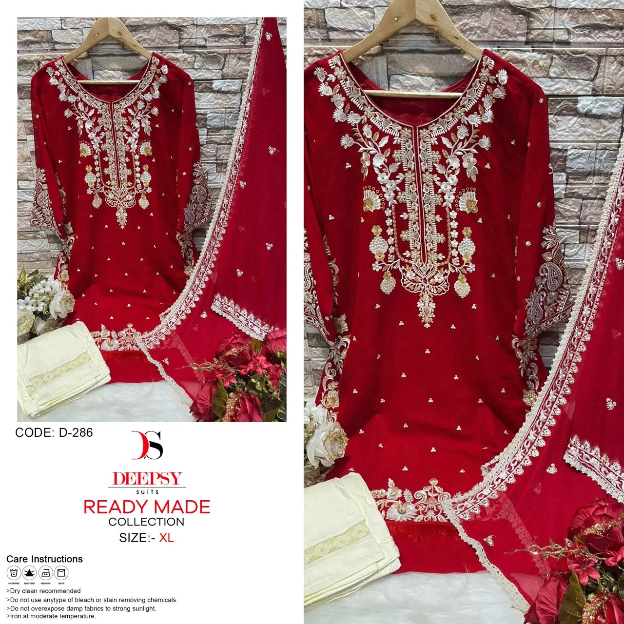Deepsy D No-286 Georgette With Embroidered Pakistani Salwar Suits