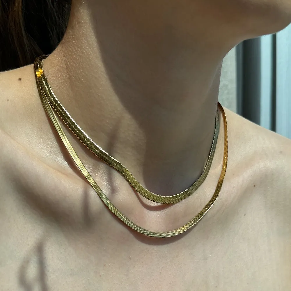 DUAL SNAKE NECKLACE
