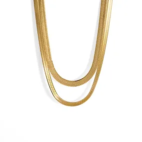 DUAL SNAKE NECKLACE