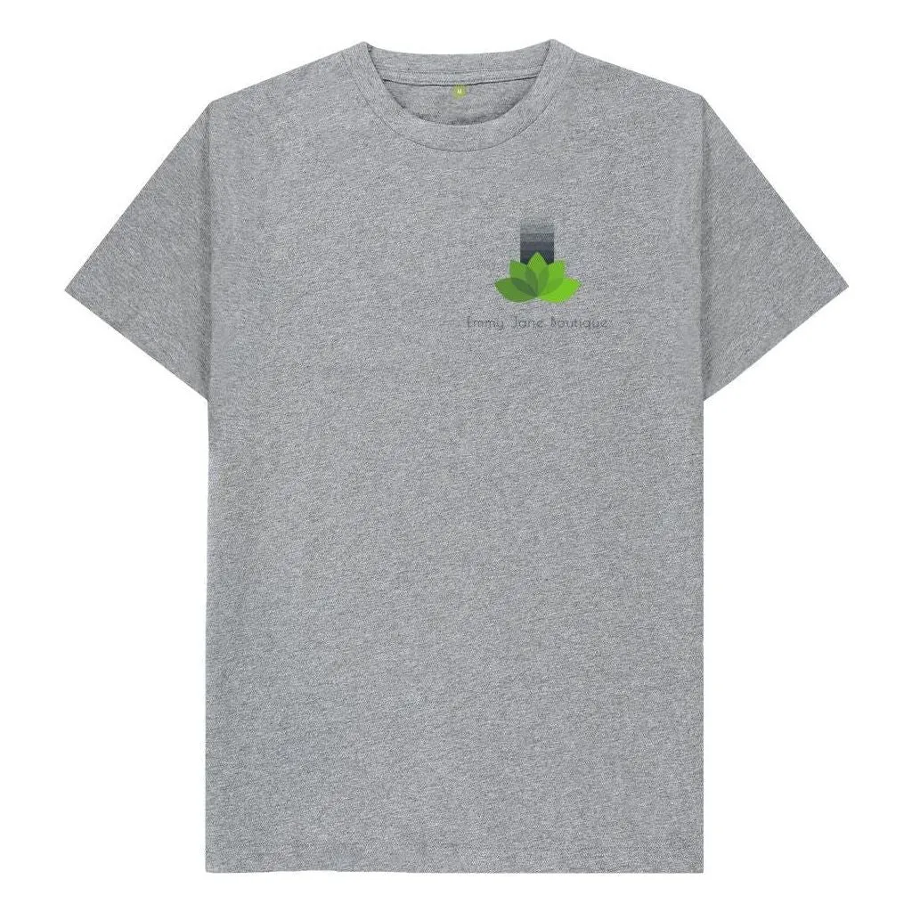 EjB Logo - Mens Organic Cotton  Eco Tee - Eco-Friendly UK Cotton T-Shirt
