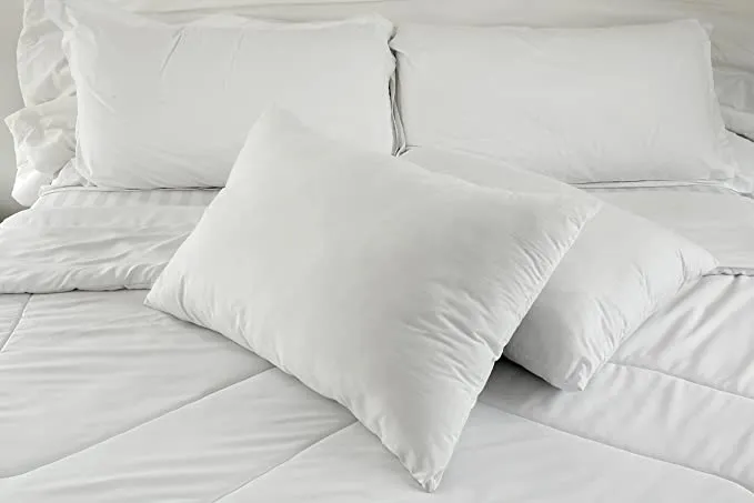 Encompass Group Premium 50/50 White Goose Feather and Down Pillow | Made in the USA
