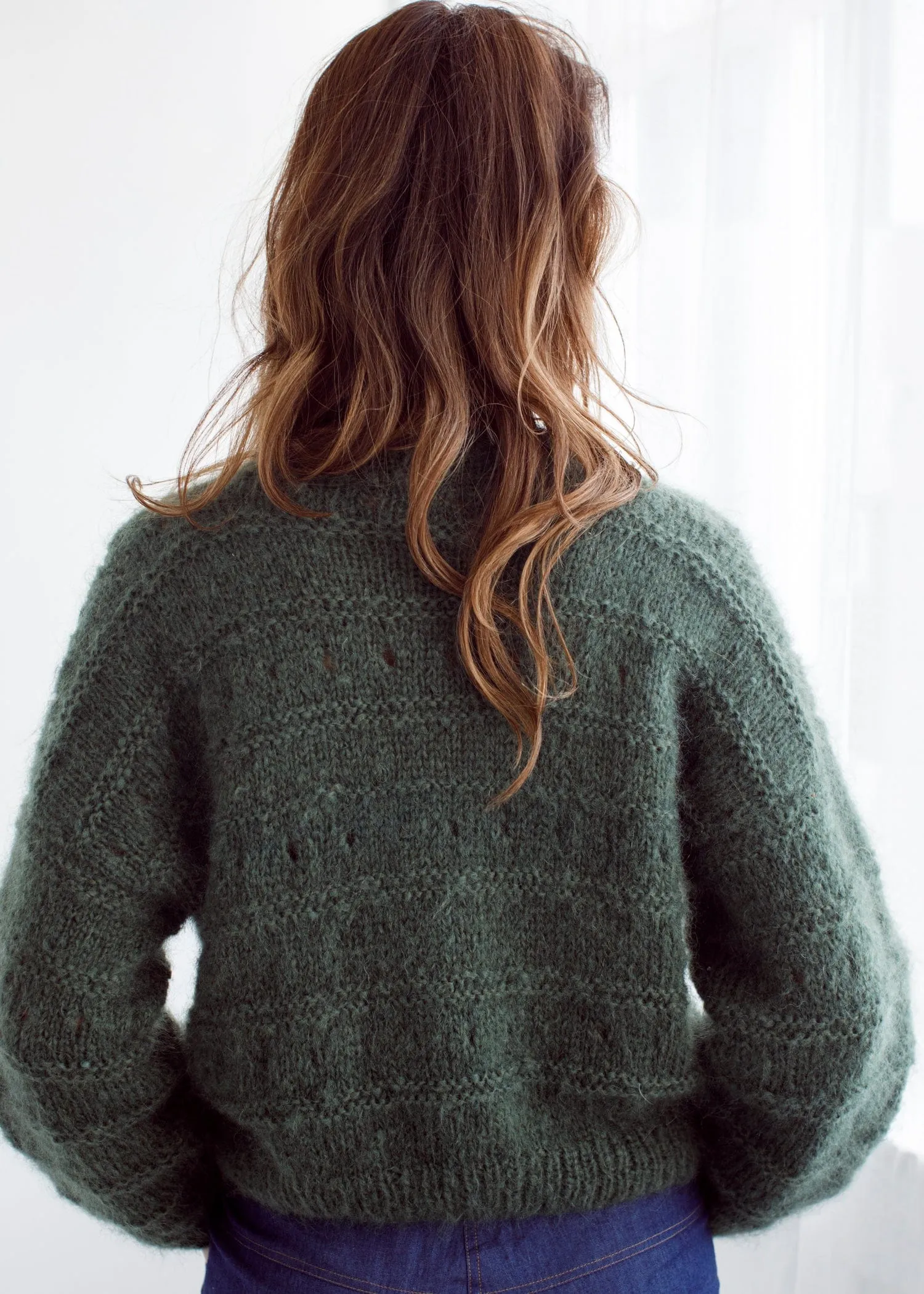 Flock Sunday Cardi Moss Green