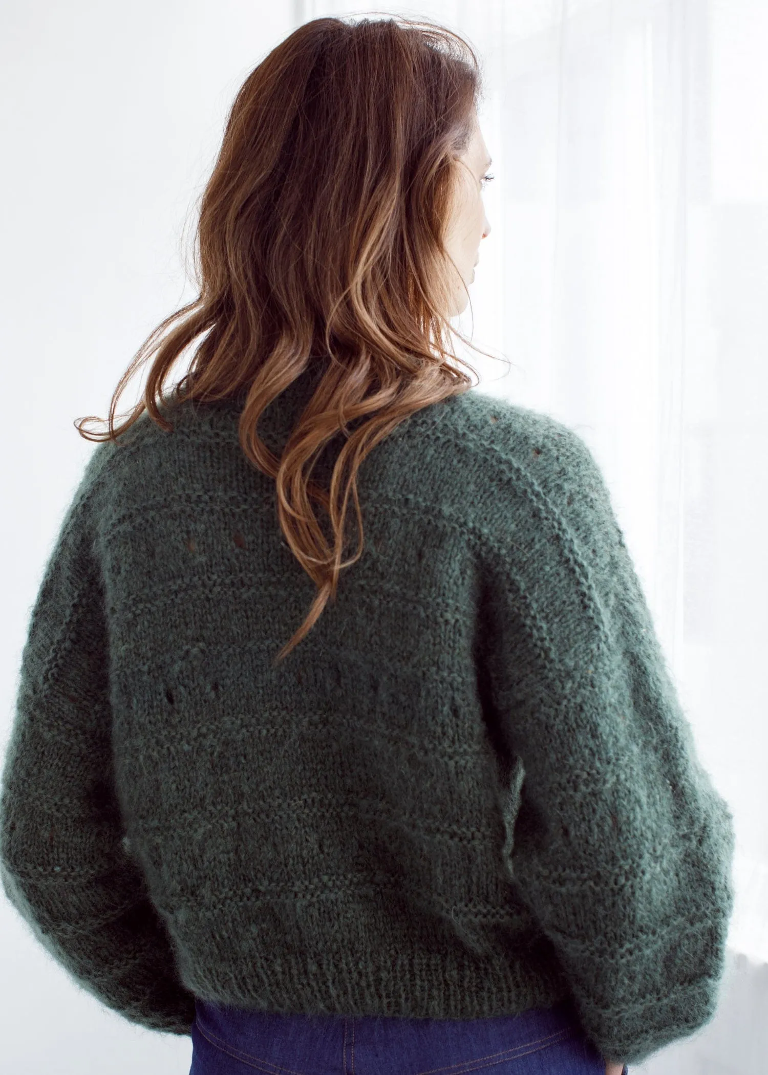 Flock Sunday Cardi Moss Green