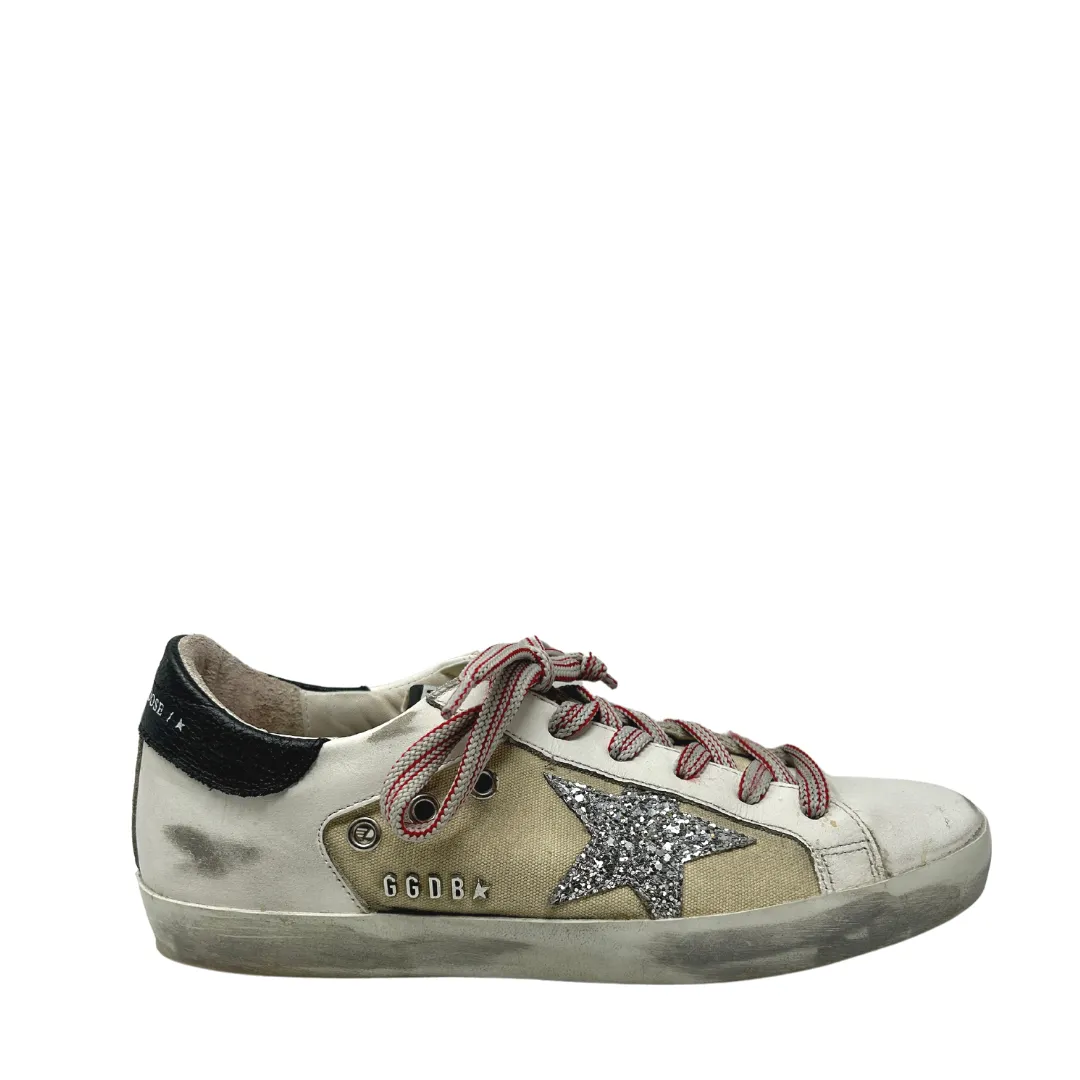 Golden Goose Super-Star Canvas Sneakers - Size 38