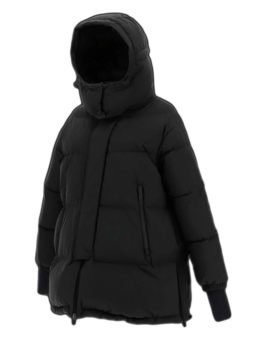 Herno Laminar Oversize Gore-Tex Windstopper Coat in Black