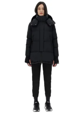 Herno Laminar Oversize Gore-Tex Windstopper Coat in Black