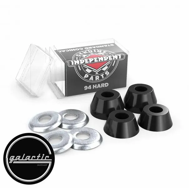 Independent Conical Cushions Hard 94a Black Bushings