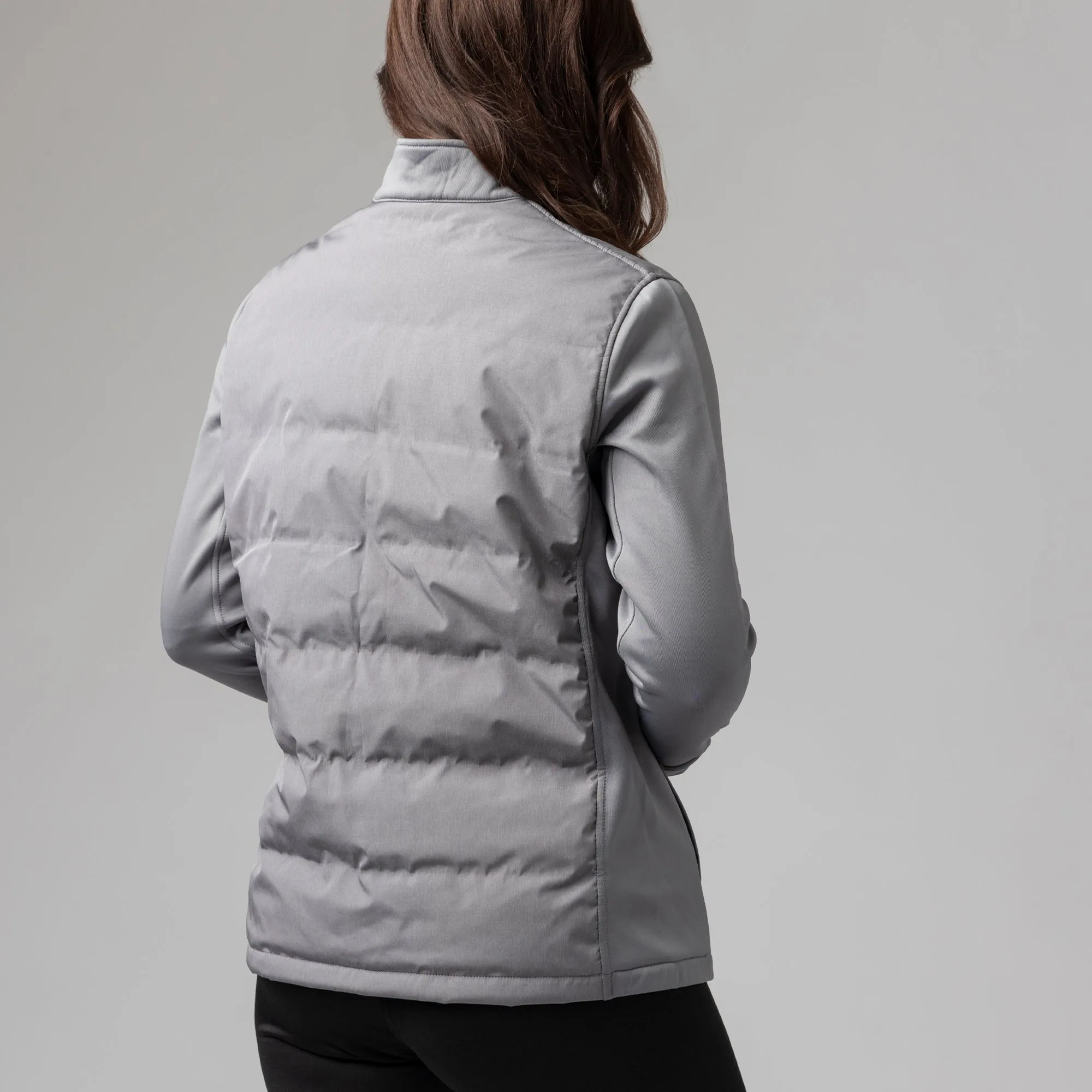 Ladies Mid-Weight and Water Resistant Hybrid Helen Jacket - Grey