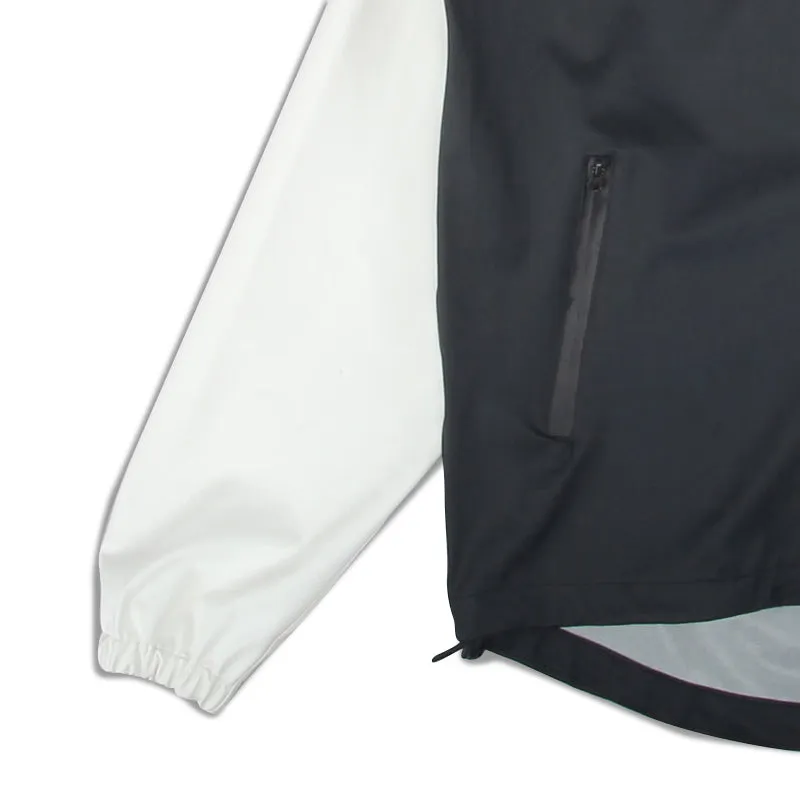Le Fix Regnjakke Navy/Hvid