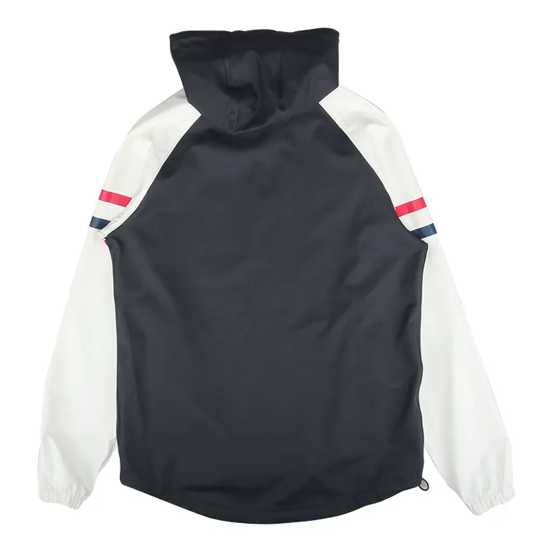 Le Fix Regnjakke Navy/Hvid