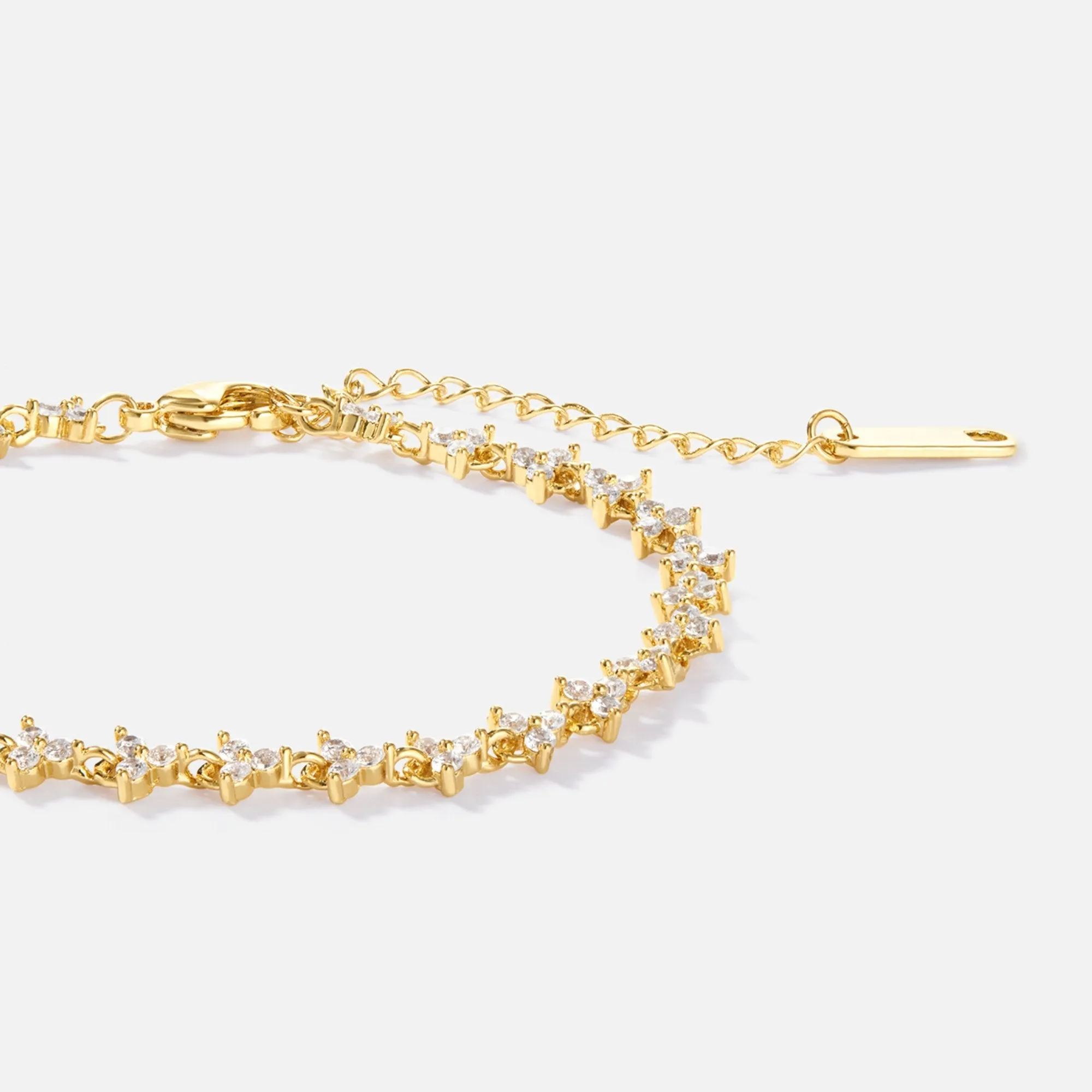 Lila Crystal Bracelet