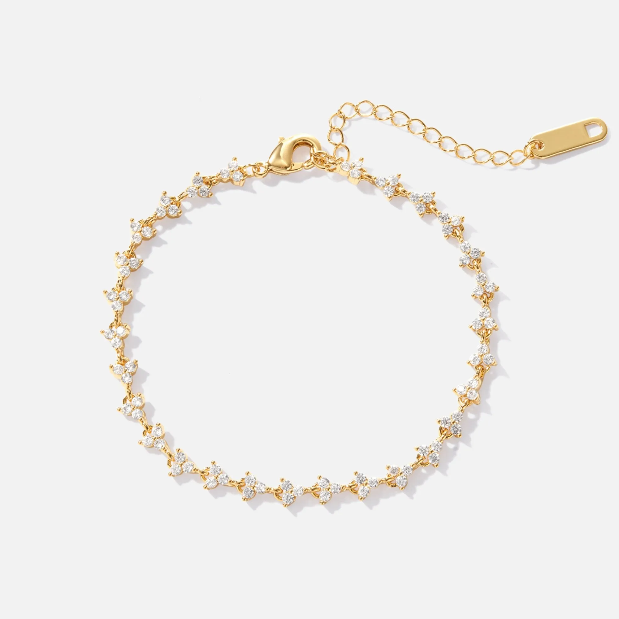 Lila Crystal Bracelet
