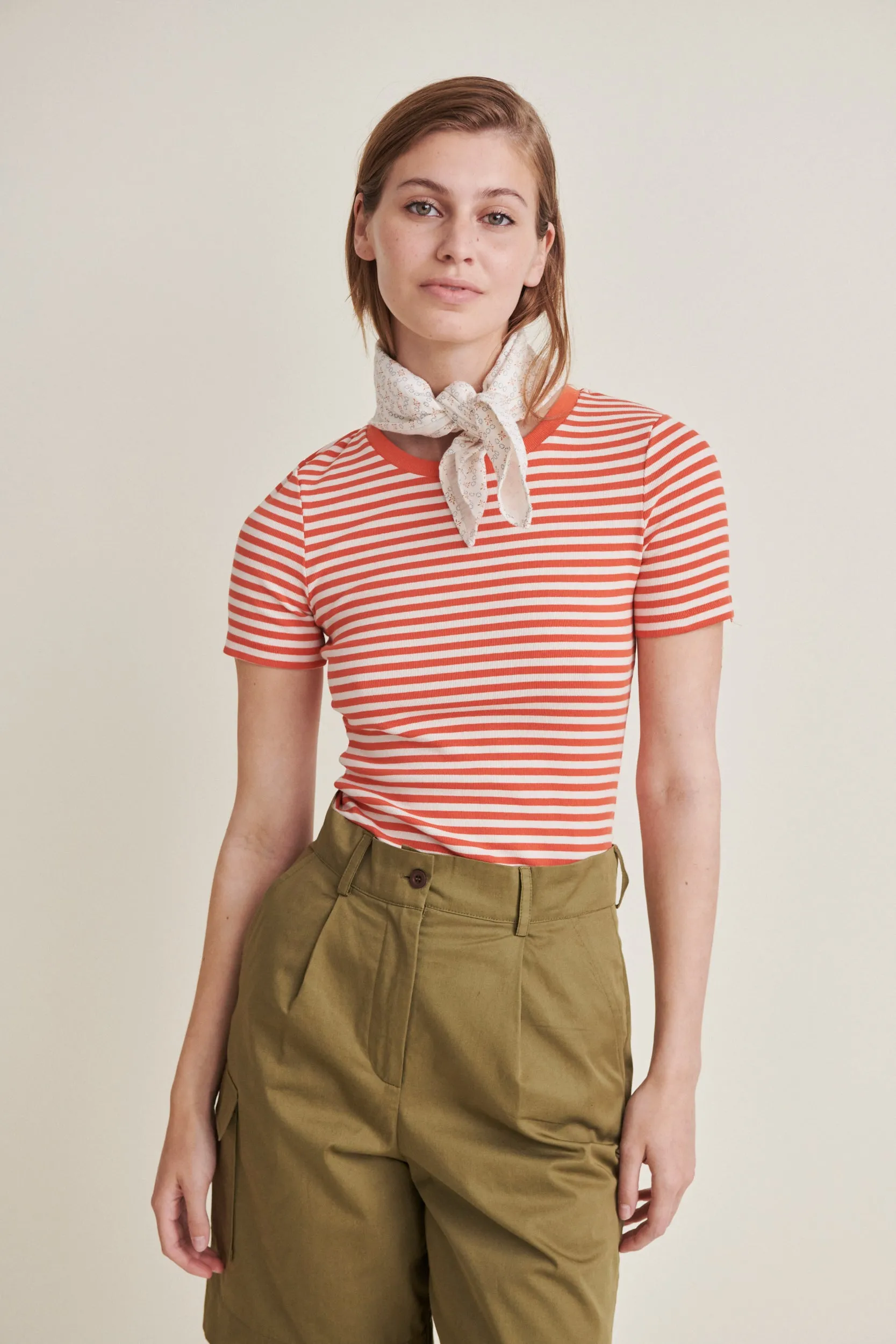 Ludmilla O-Neck - Summer fig / birch