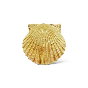 Medium Ridged Scallop Pendant