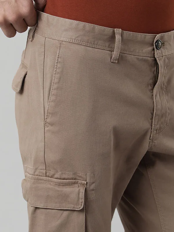 Men Brooklyn Fit Polyester Blend Trouser