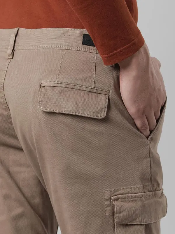 Men Brooklyn Fit Polyester Blend Trouser