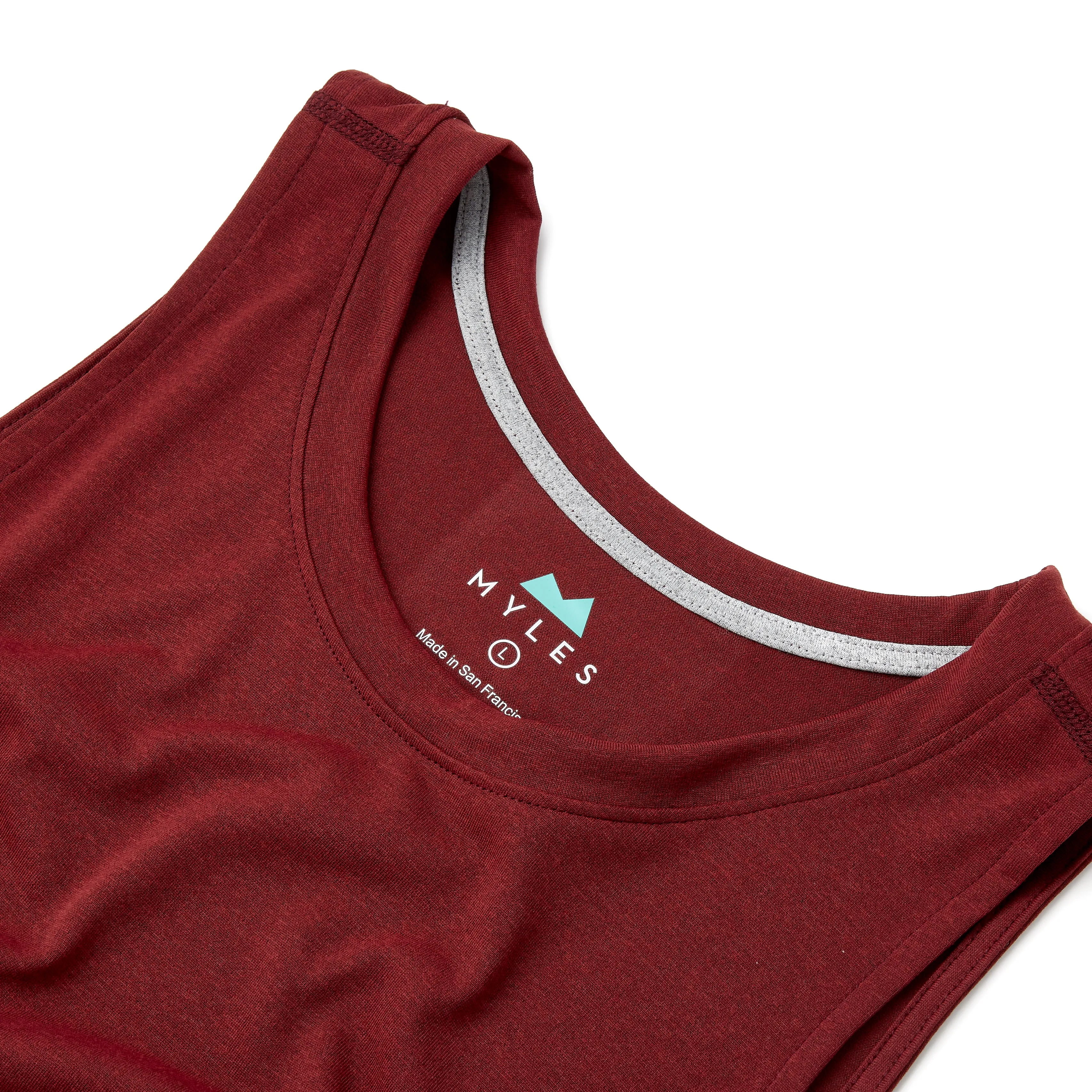 Momentum Tank in Heather Oxblood
