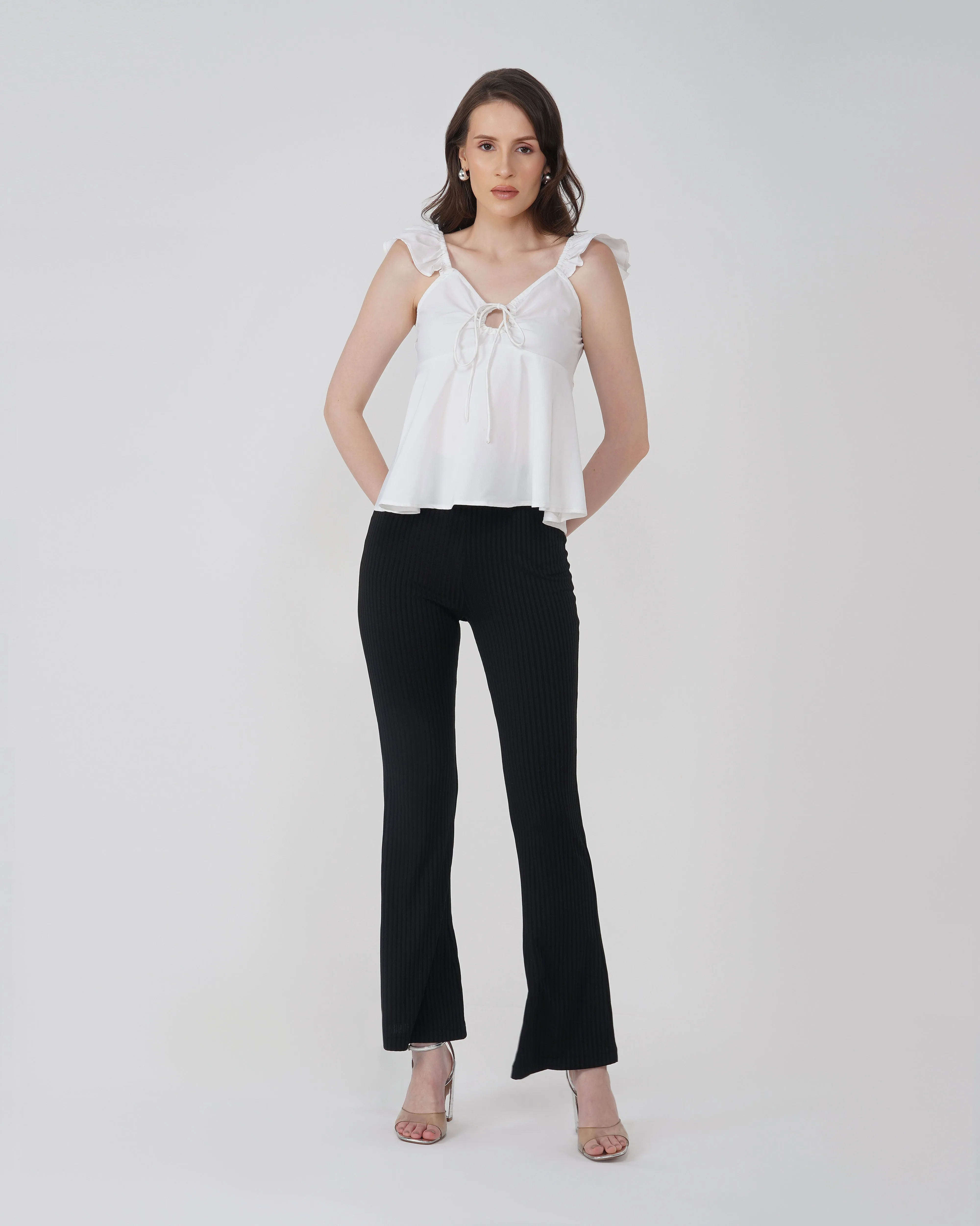 PEPLUM WHITE TOP