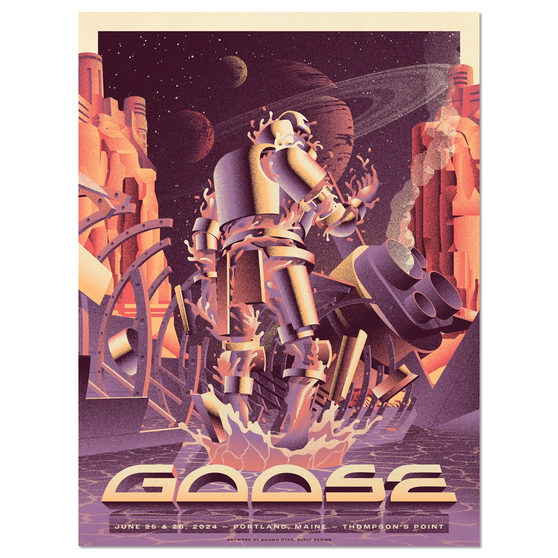 Portland, ME – June 25 26 Poster by Shawn Ryan