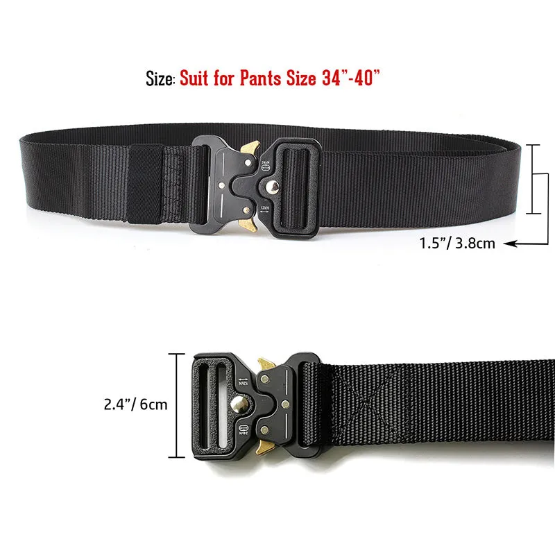 Quick Release Nylon Military Tactical Belt